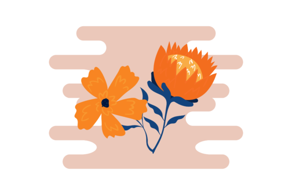 Floral Garden Collection Cute Clipart