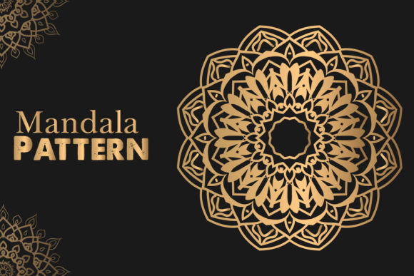 Floral Mandala: Luxury & Golden Elegance