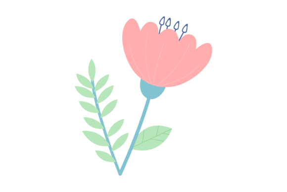 Floral Spring Flat Art