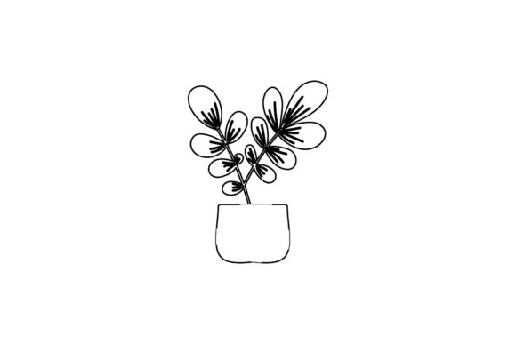 Floral Vectors Illustration Line Style