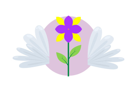 Flower Beauty Design Circle Floral