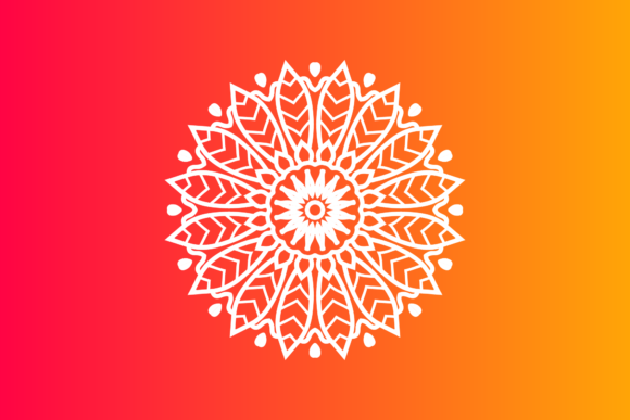 Mandala Indian Floral Pattern 19