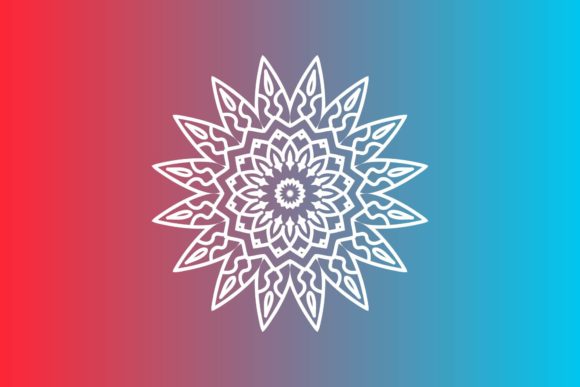 Mandala Indian Floral Pattern 25