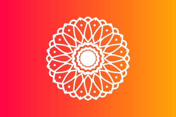 Mandala Indian Floral Pattern 34