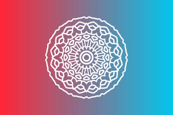 Mandala Indian Floral Pattern 43