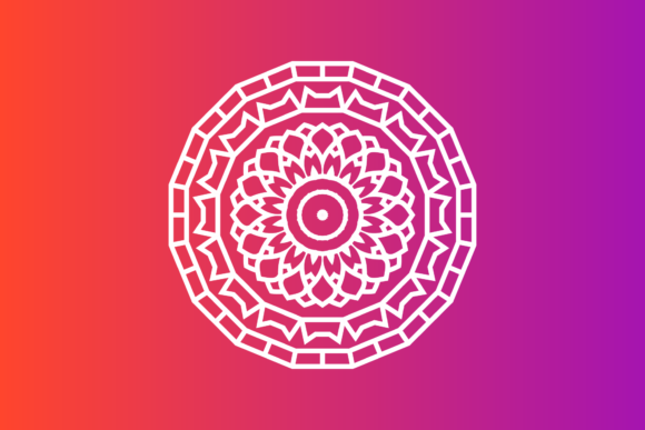 Mandala Indian Floral Pattern 6