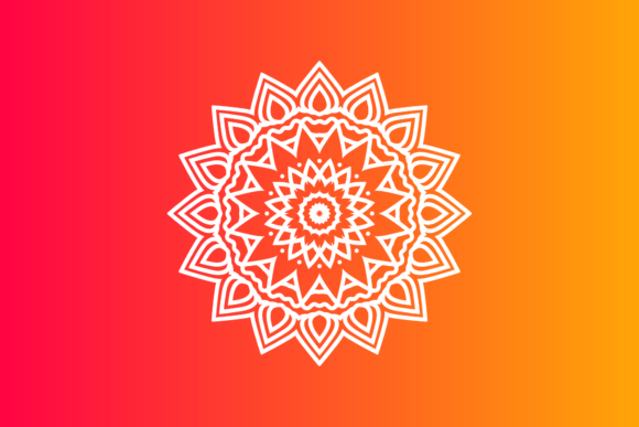Mandala Indian Floral Pattern 8