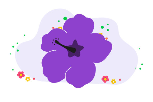 Summer Floral Cloud Bubble